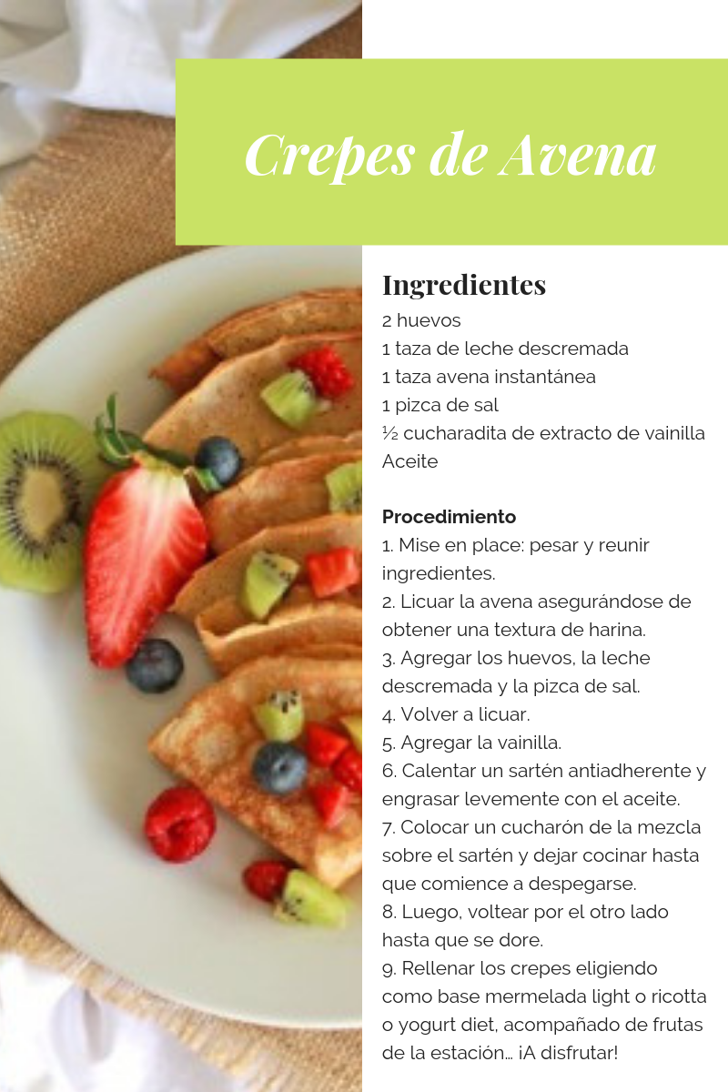 Crepes de Avena