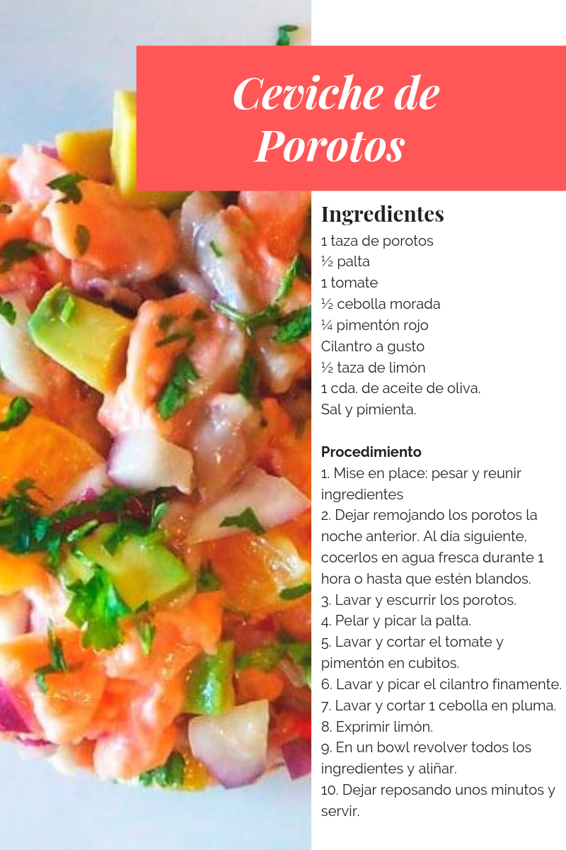 Ceviche de Porotos