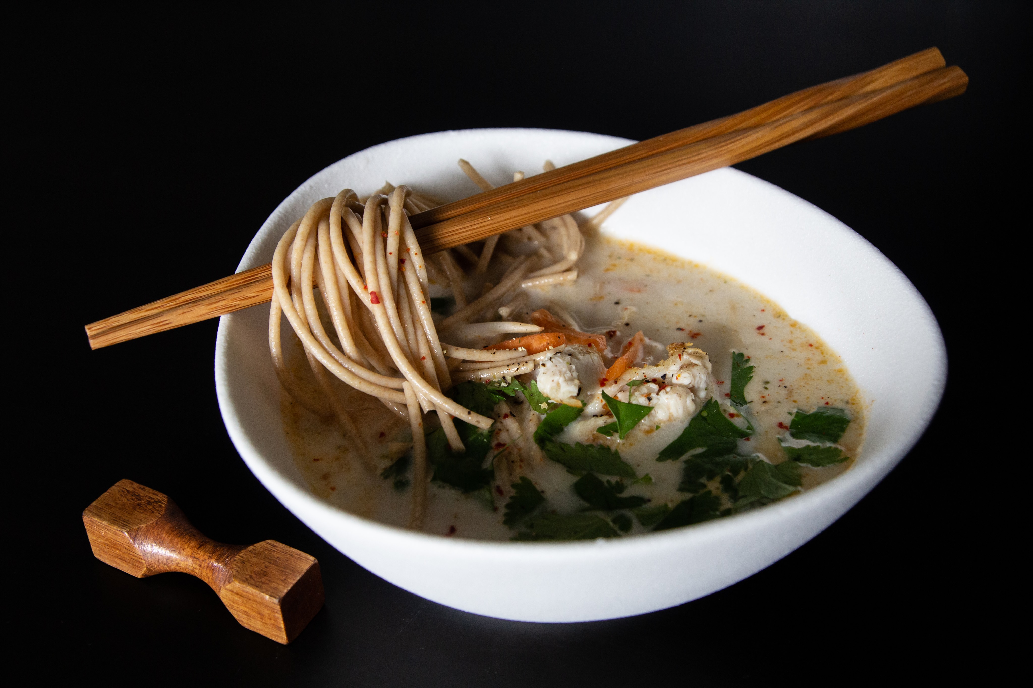 Soupe thaï au lait de coco