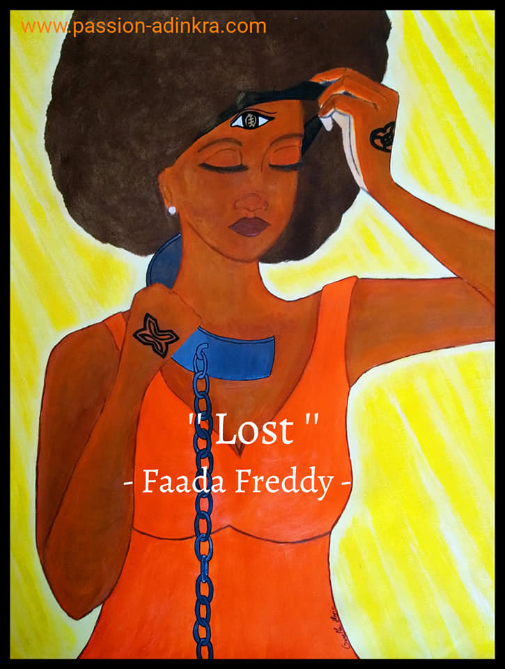 Fawohodie - On the Path of Light by Ornella Ayivi
Acrylic paint on 65x50cm paper