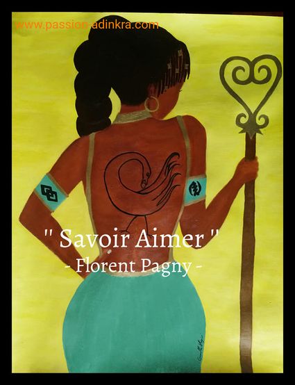 Sankofa by Ornella Ayivi
Acrylic paint on 65x50cm paper