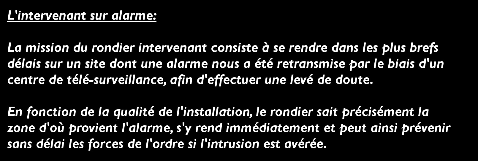 Intervention