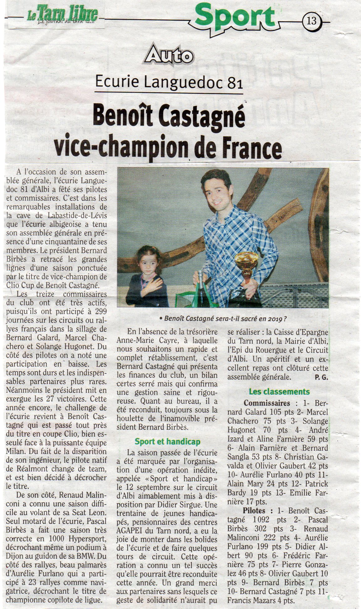 Article Tarn Libre