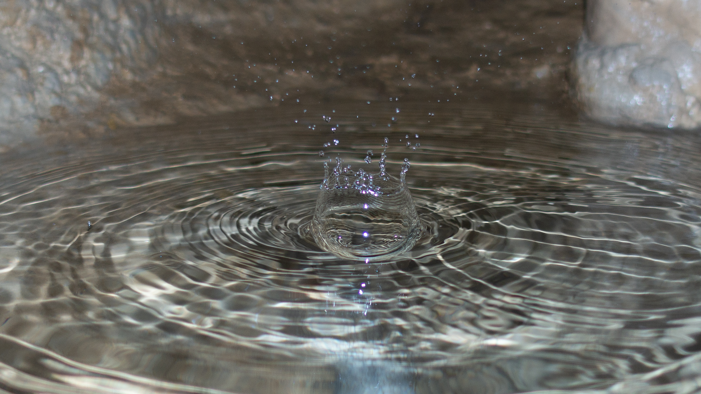 Toute l'énergie d'une simple goutte d'eau