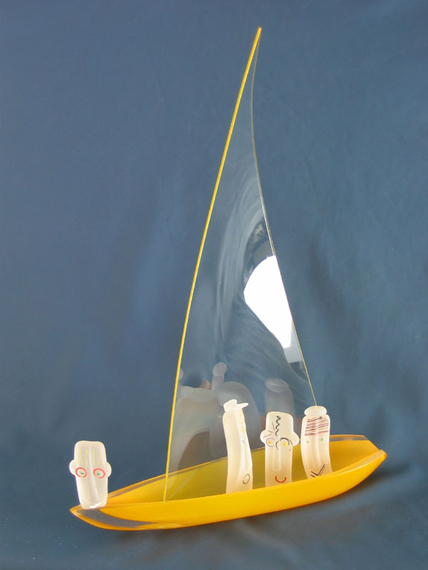 Voilier jaune 1042 39
