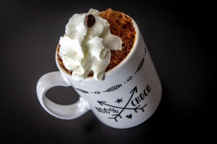 Mini-mug cake cappuccino