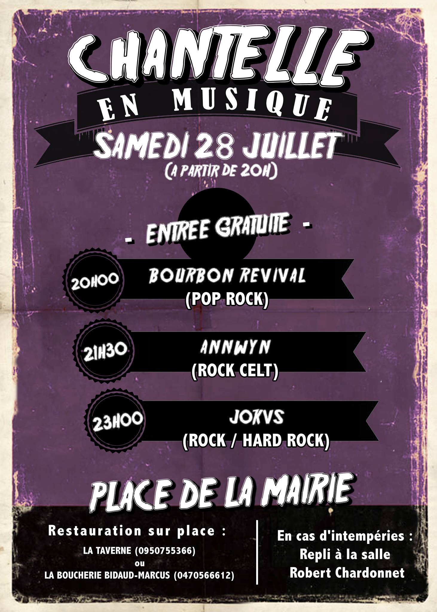 Chantelle en musique 2018