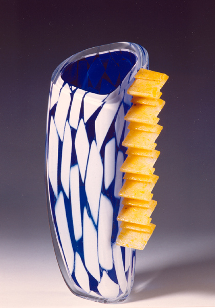 Zigzag bleu blanc jaune 2931 41 photo carmassi