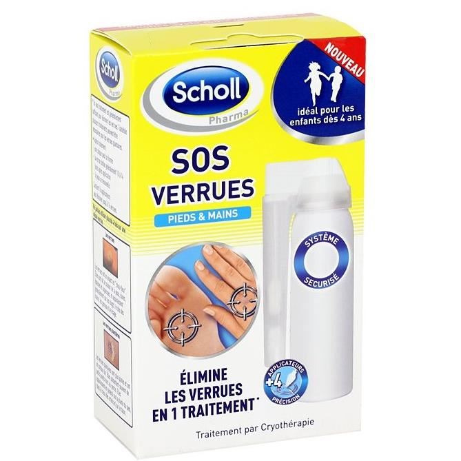 Scholl sos verrues pieds et mains 18 ml