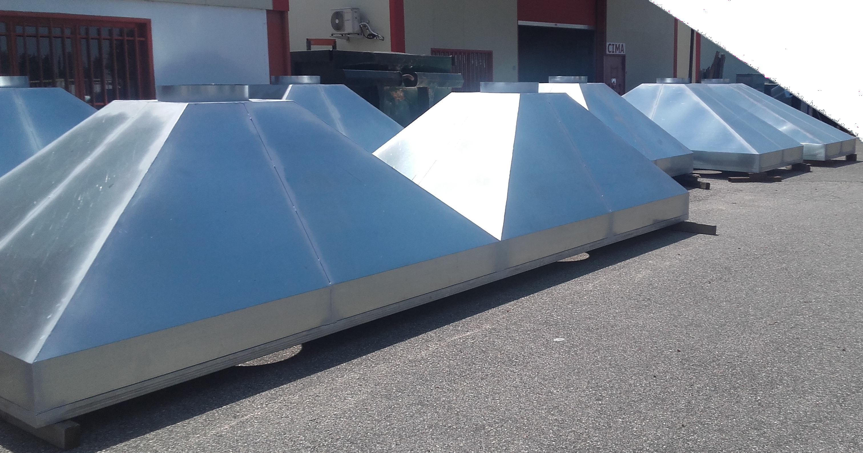 Hottes d extraction de chaleur d usine