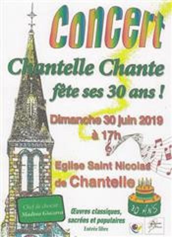 Chantelle chante concert juin 2019