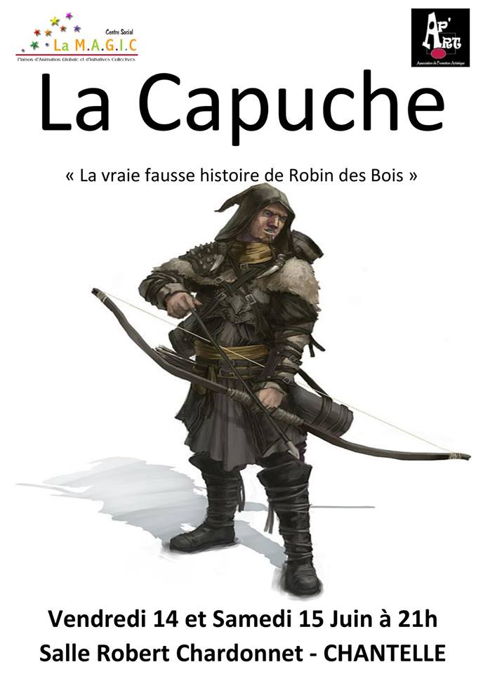 Affiche theatre chantelle juin 2019