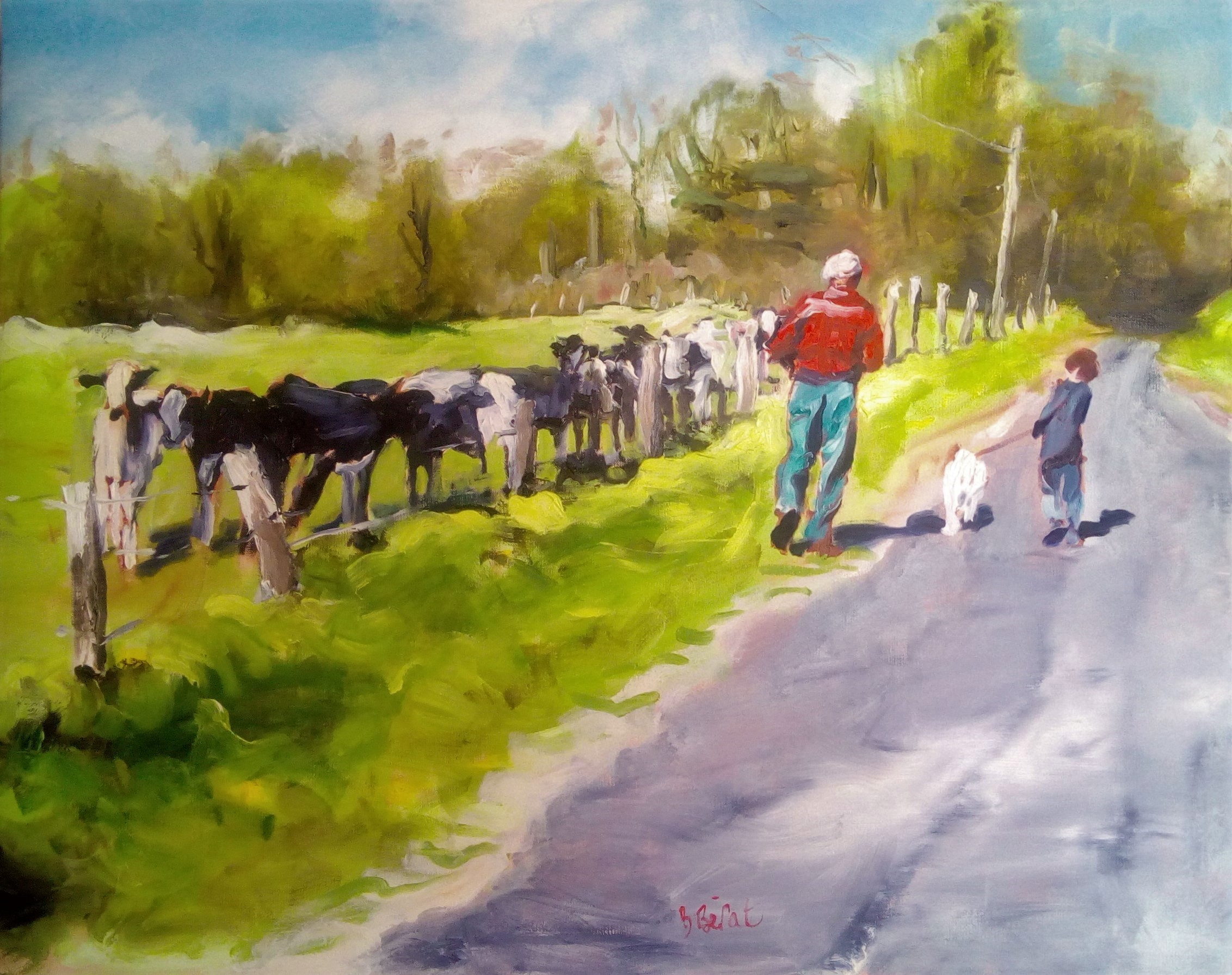 65x92 les vaches