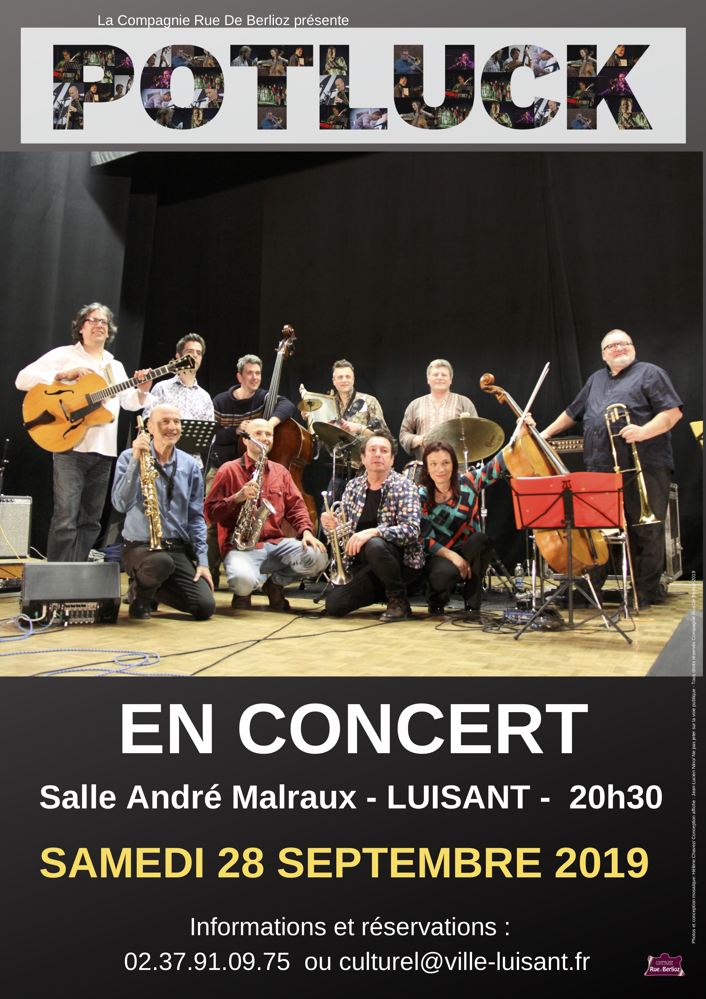 Affiche potluck luisant v4