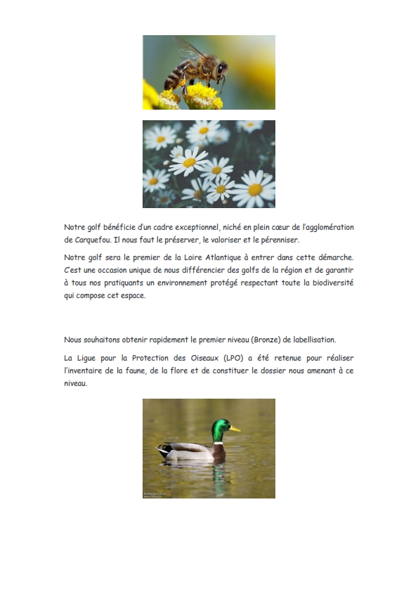 Contribuez au programme de biodiversite du golf de carquefou 003