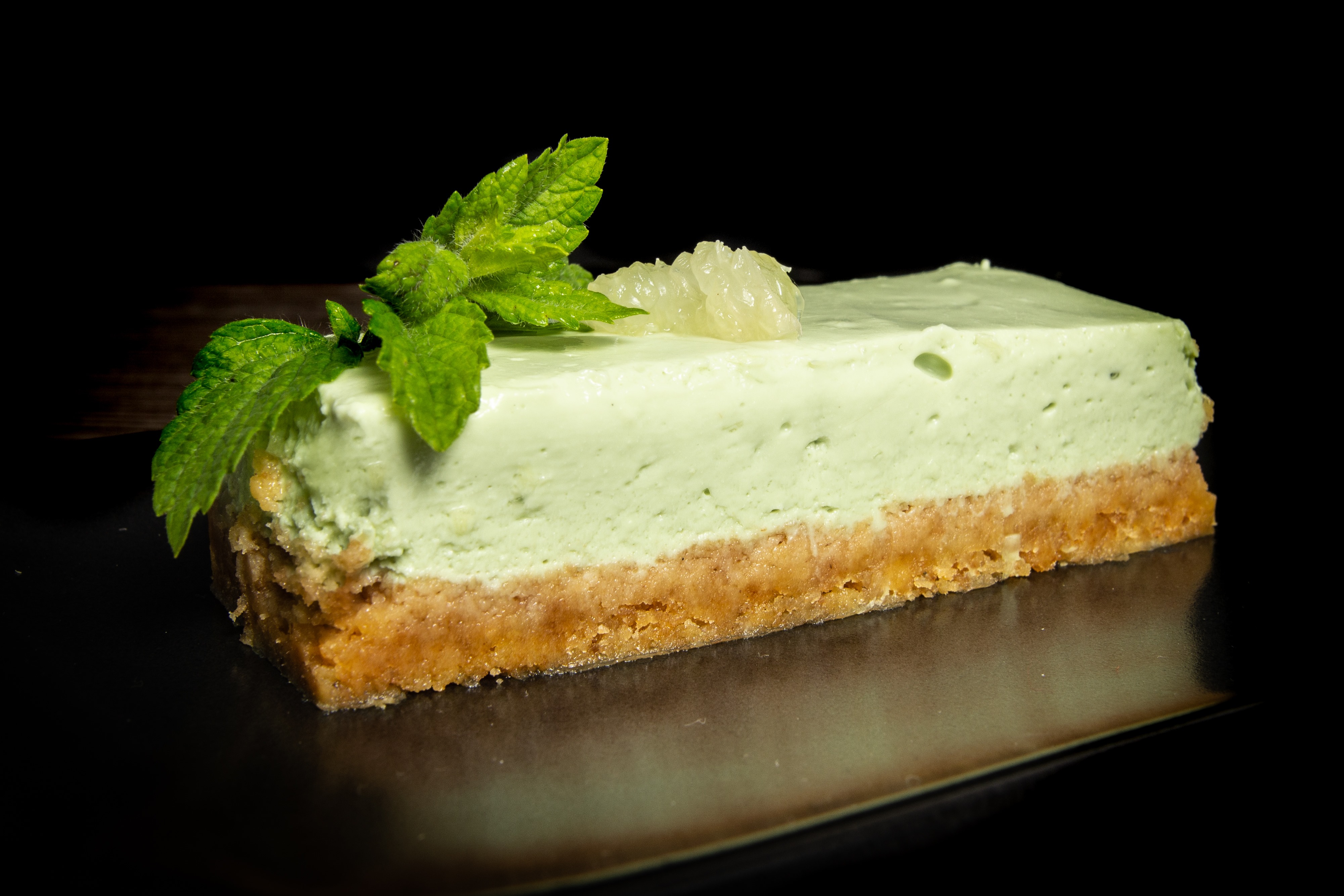 Cheesecake menthe et citron vert