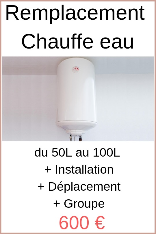 Remplacement chauffe eau Charenton le Pont