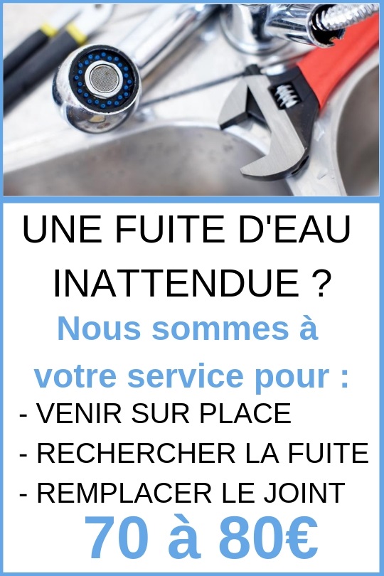 Fuite d eau inattendue Vitry sur Seine