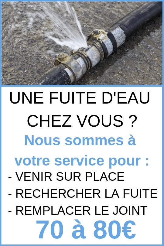 Fuite d eau Meudon