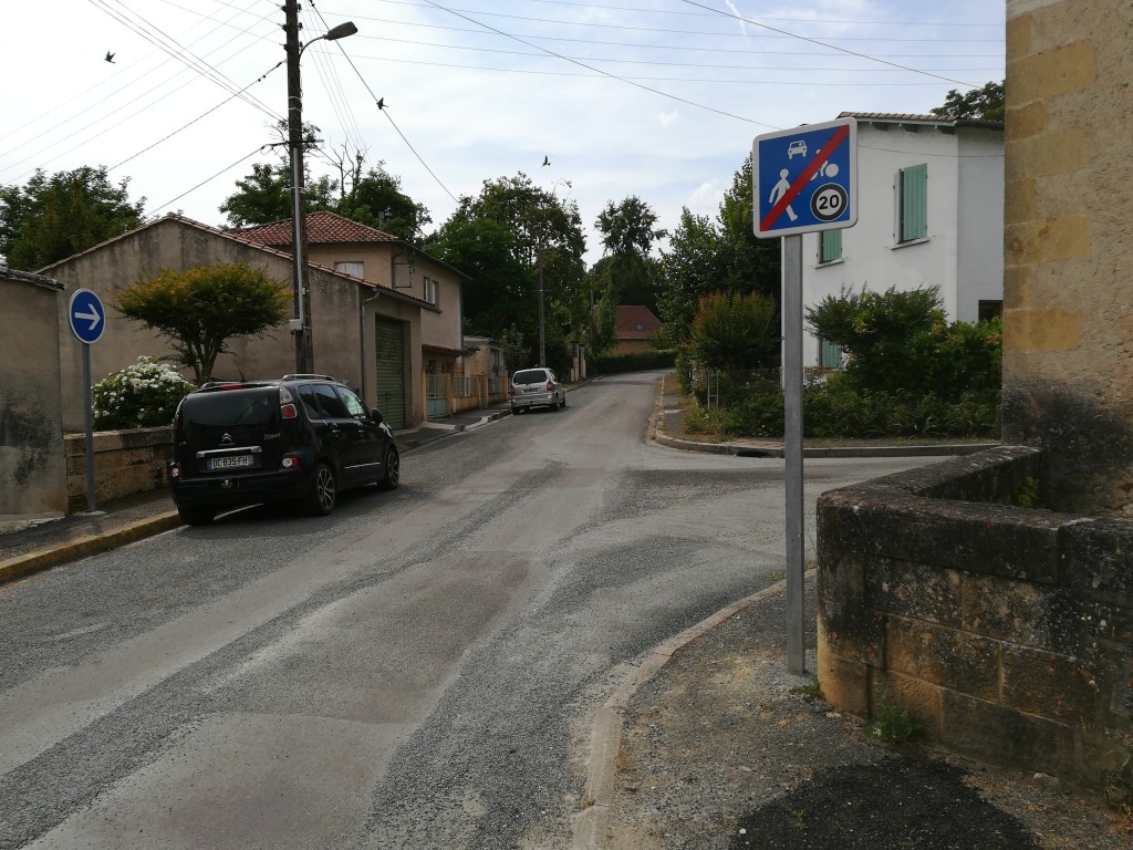 Fin de zone de rencontre
