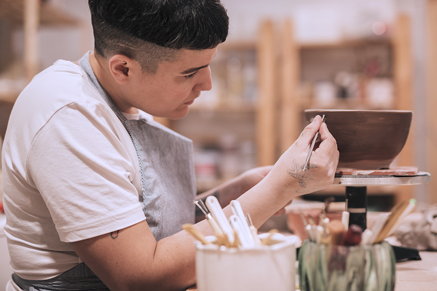 Peinture potterie