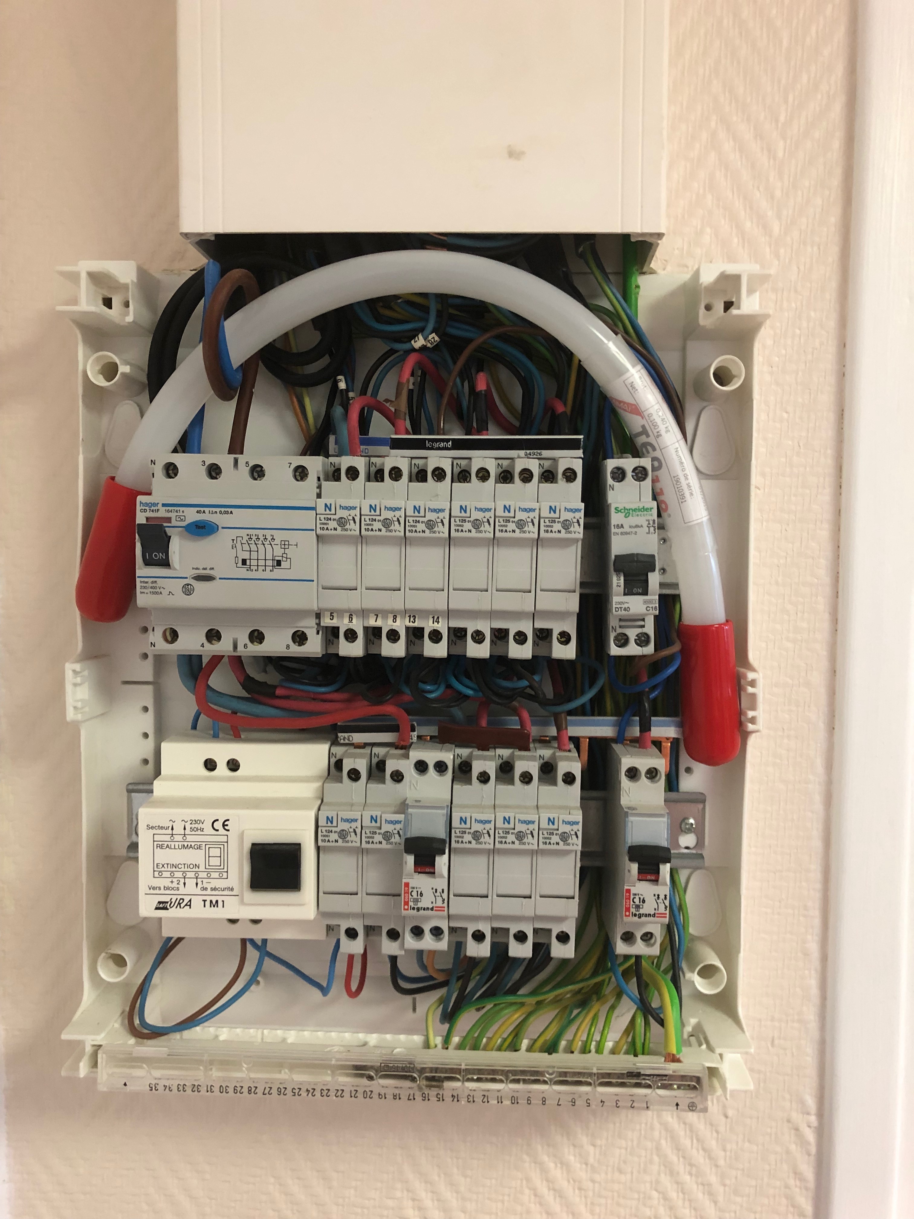 Protection de coffret electrique