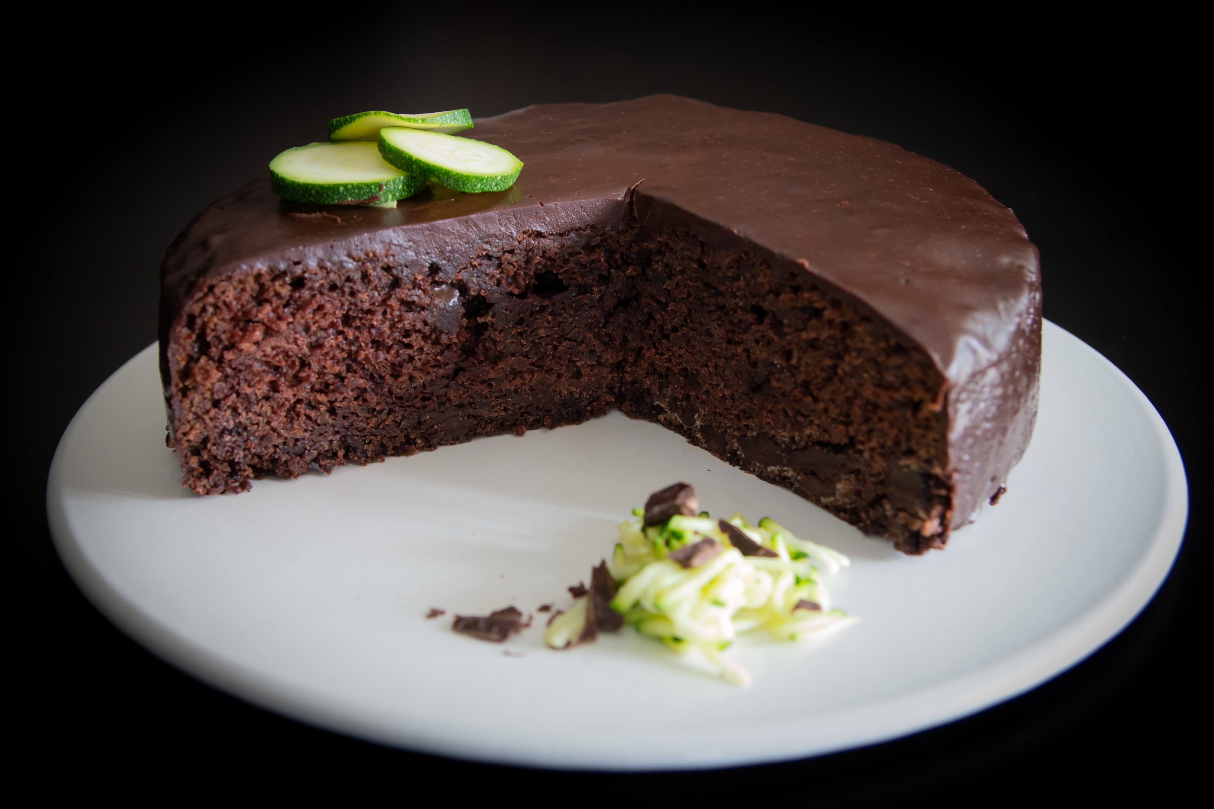 Gâteau au chocolat et à la courgette
