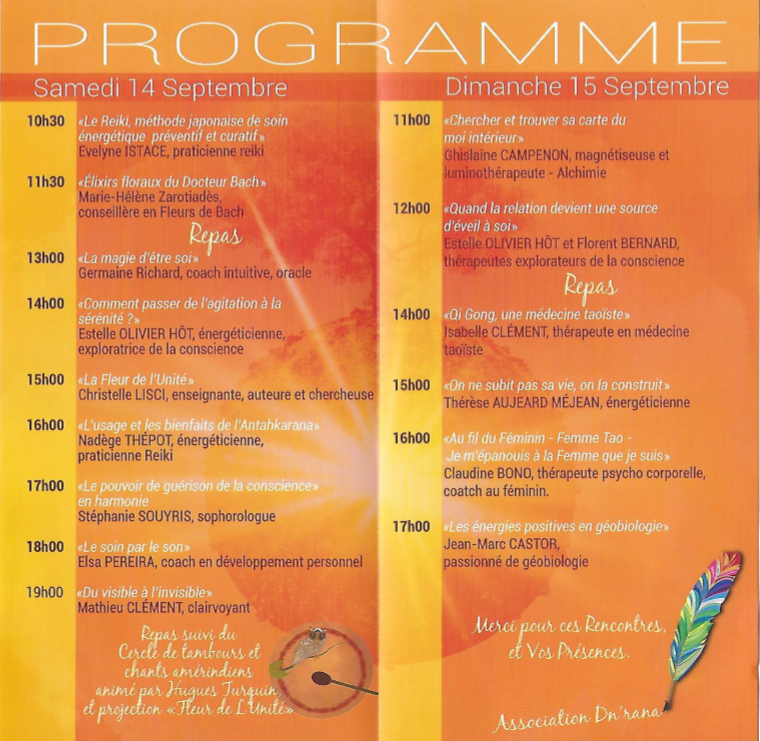 Progamme 2e Edition