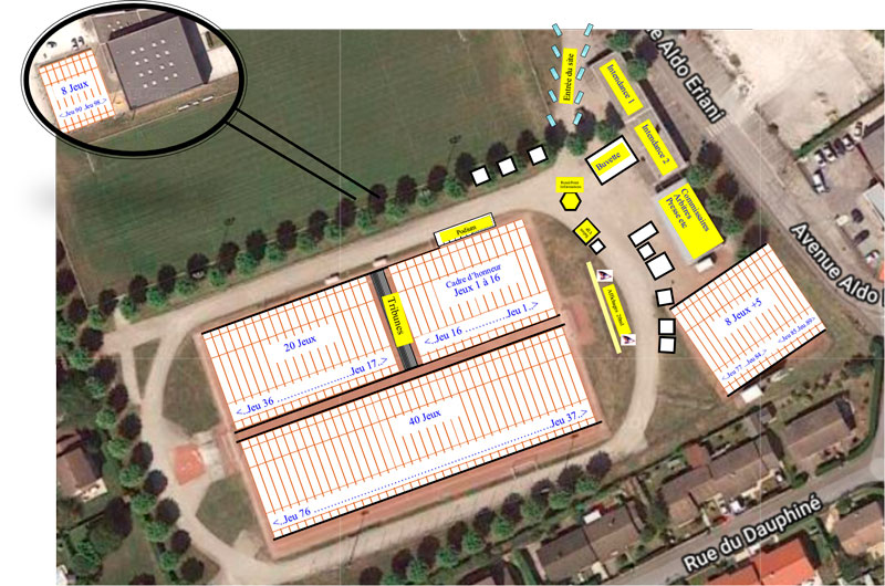 Implantation du site