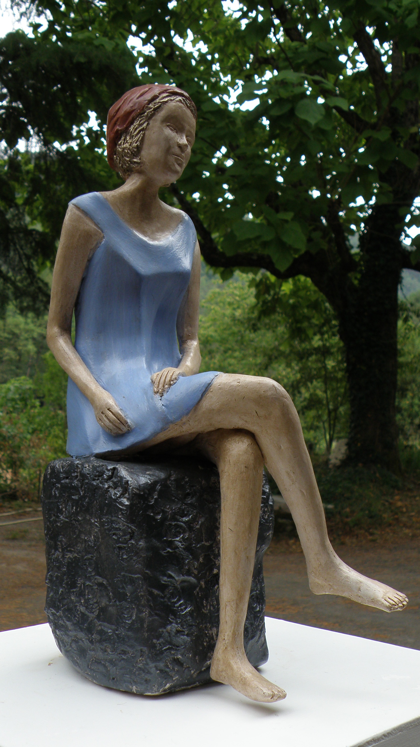 Femme au rocher