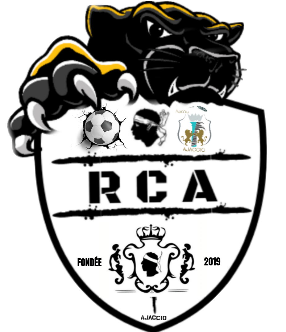 Logo r c a avec date fondation parfait burned