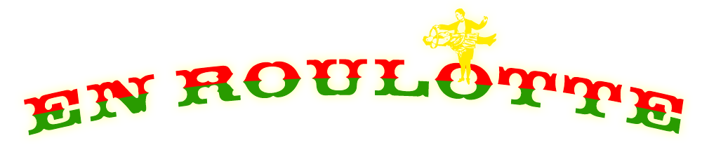 Zzz titre la roulotte vert et rouge
