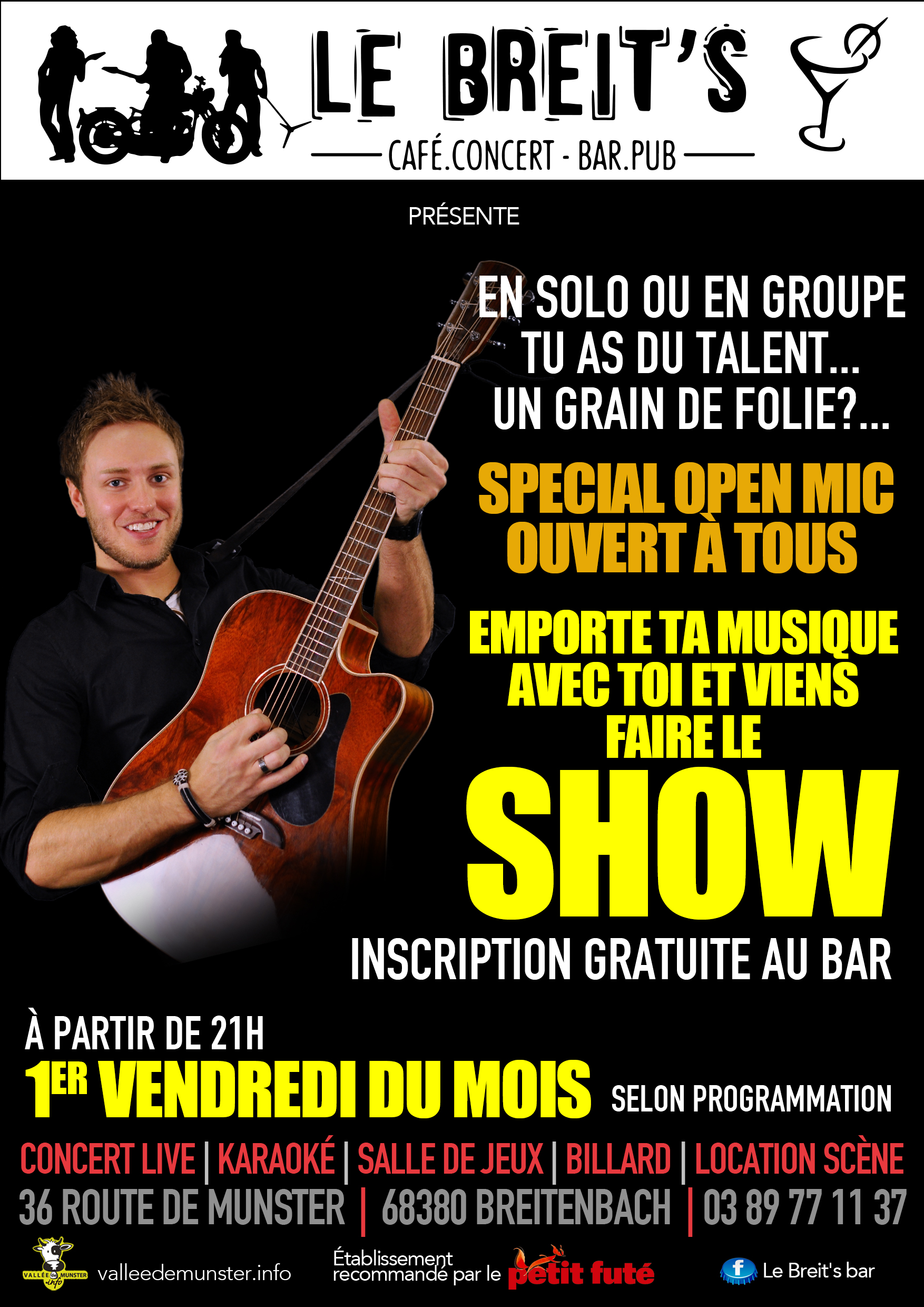 Breits bar open mic