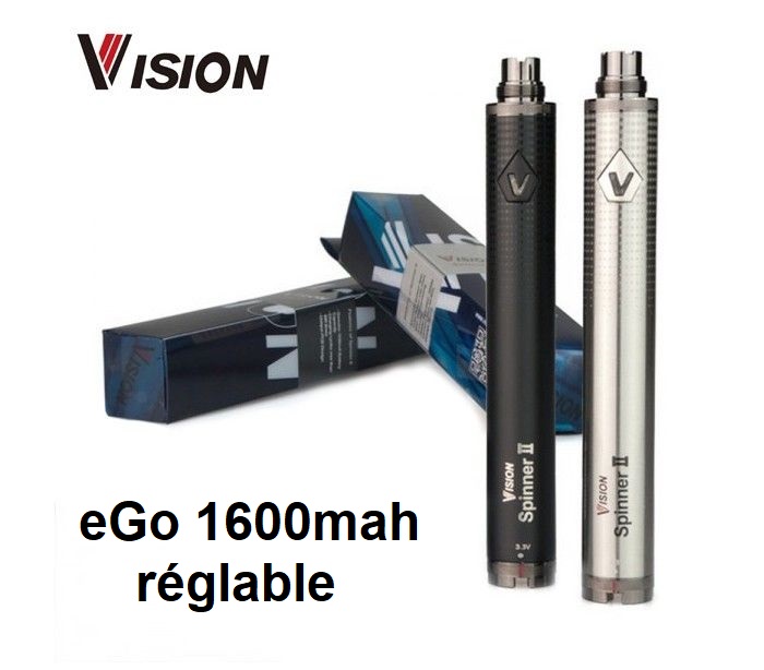 Batterie spinner 2 1600 mah de vision noir 12831 p