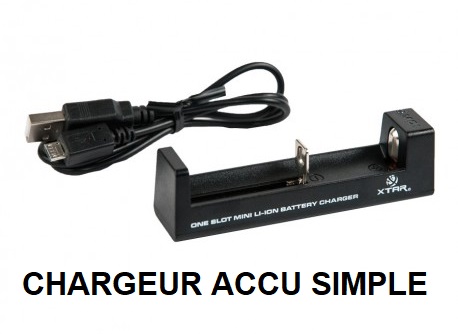 Chargeur accu single