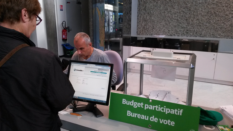 tenue du bureau de Vote du budget participatif