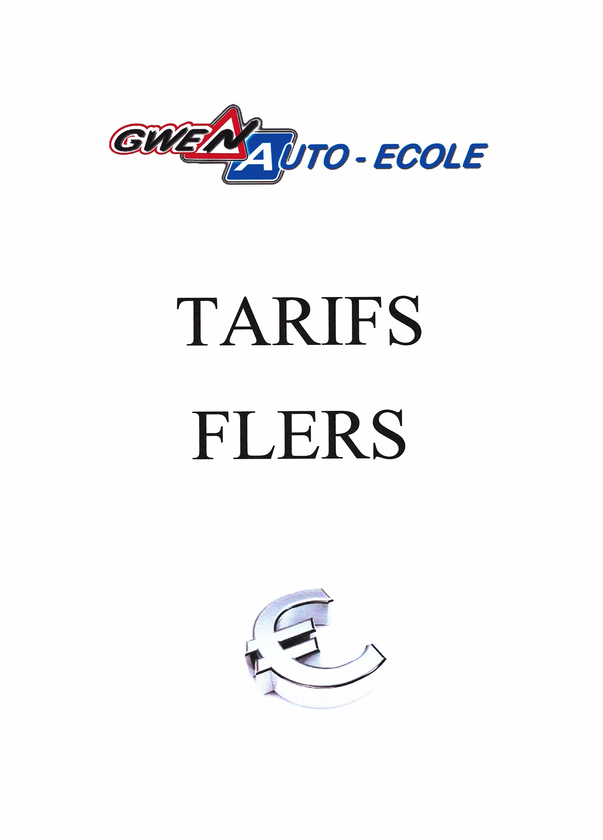 Page de garde tarifs Flers