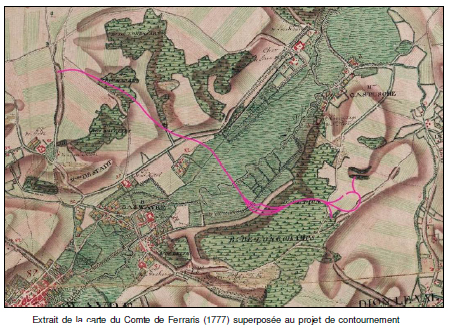 Carte du Comte de Ferraris
