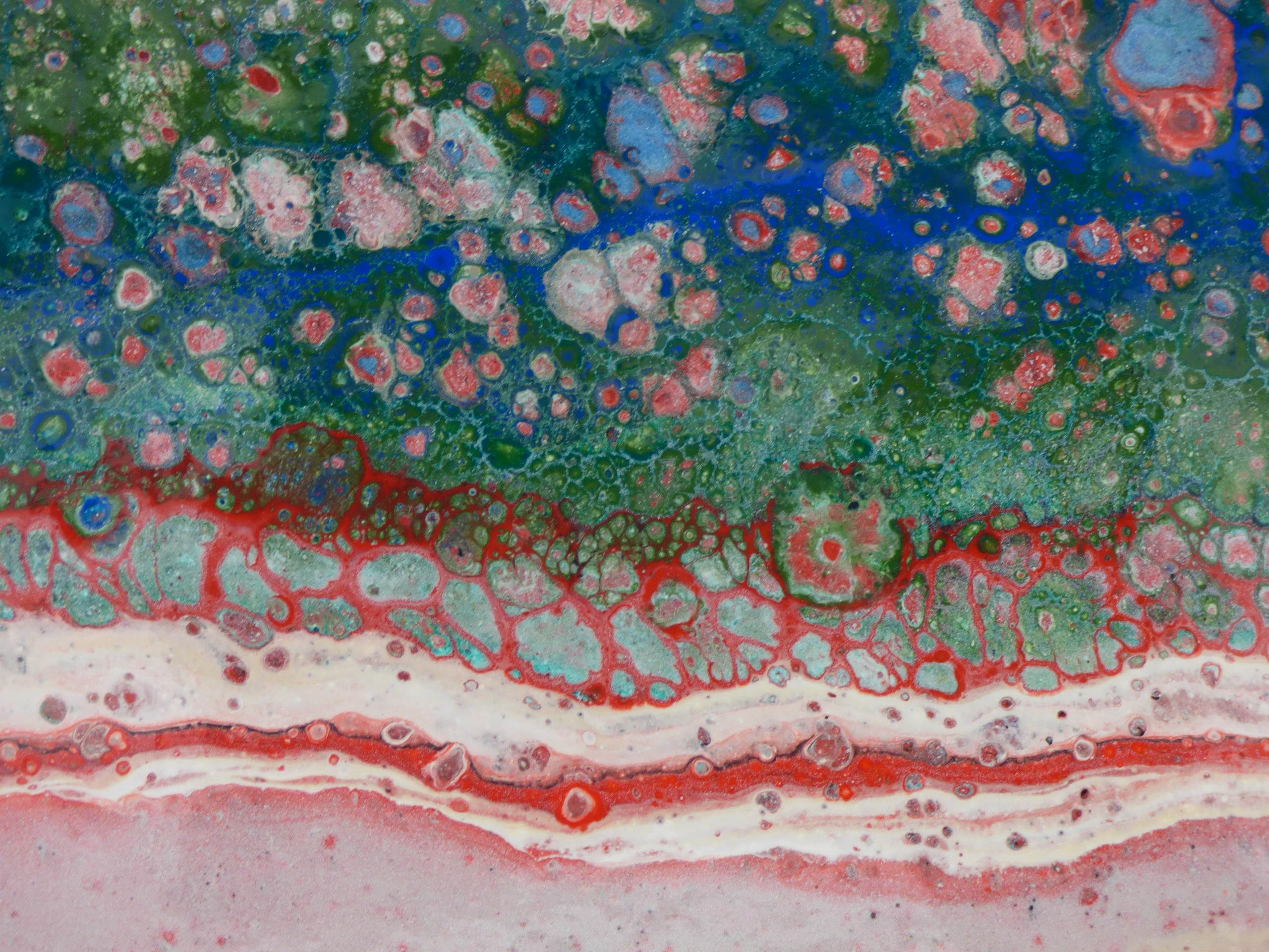 Peinture acrylique energetique serie nature