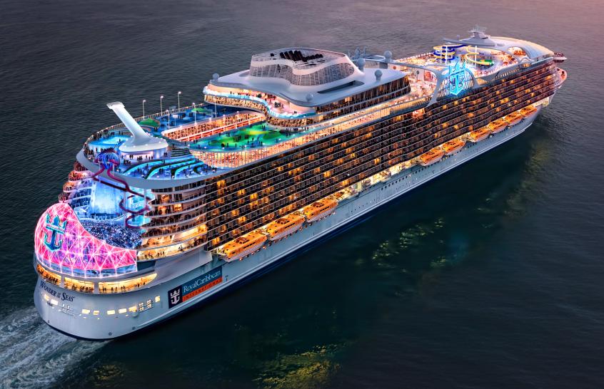 Vue du futur wonder of the seas