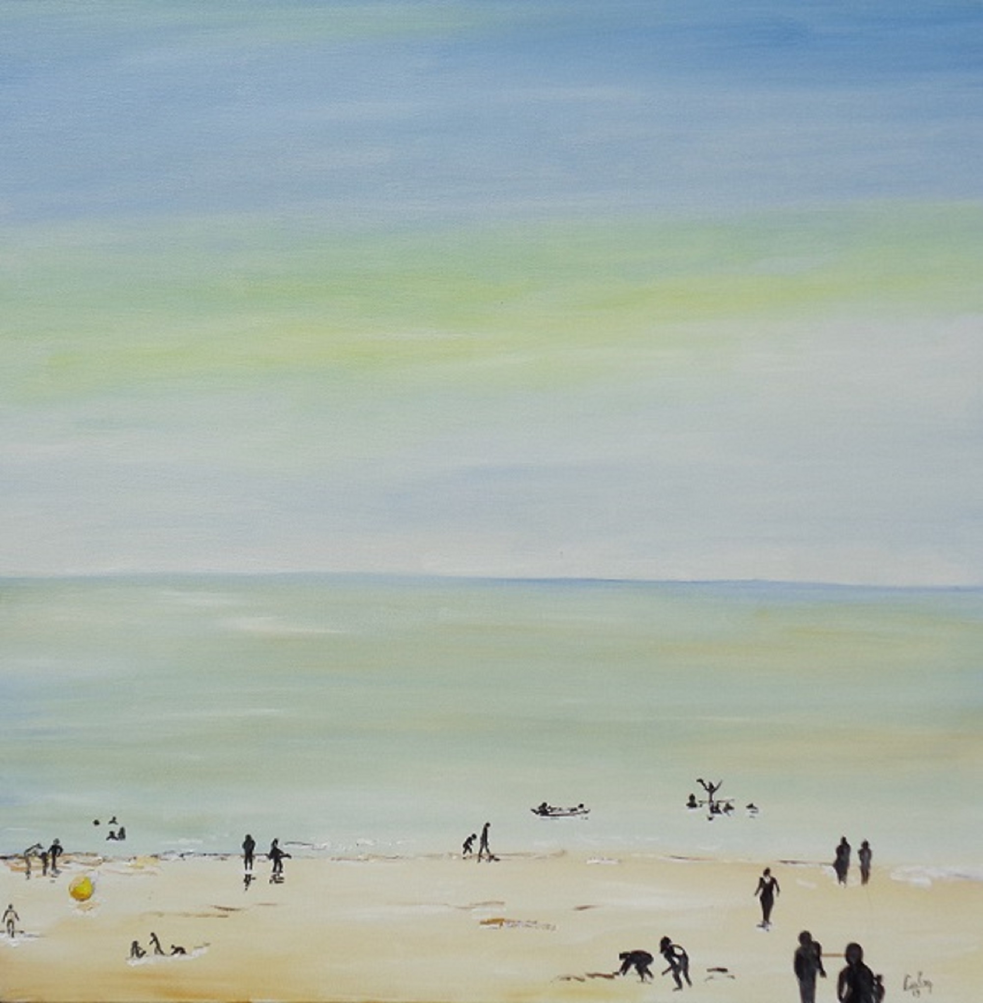 Okay Carolles Huile sur toile 70X70 600 