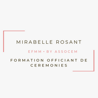Certification ceremonie laique Mirabelle Rosant