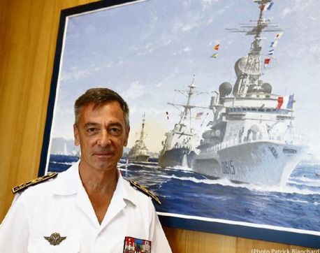 Var Matin du 26 octobre - Le Vice-Amiral d'Escadre Laurent Isnard