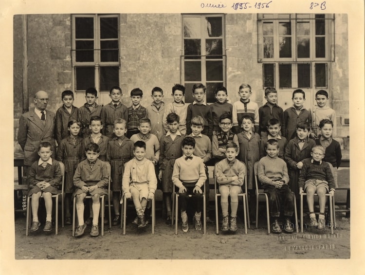 1956 lycee Pothier classe de 8e B mr Bertrand