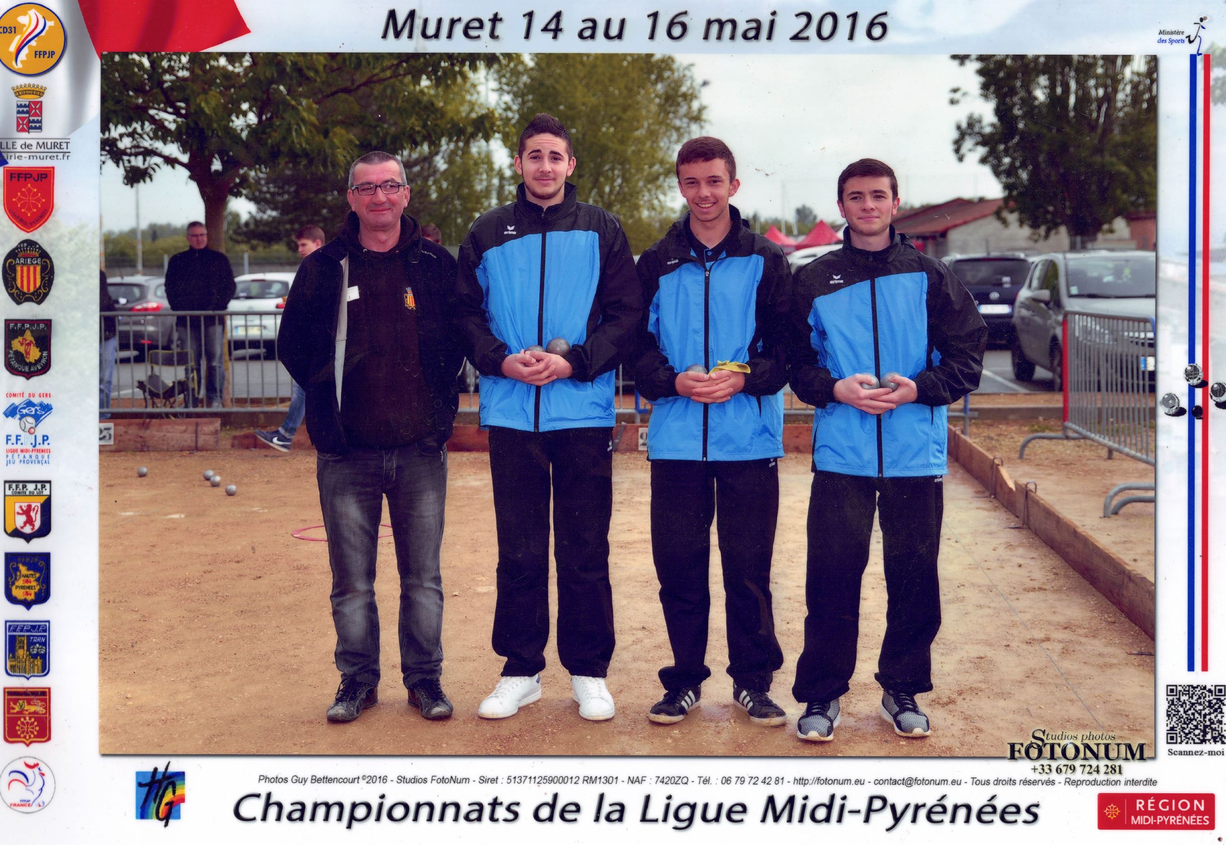 Championat midi pyrnees 2016 jeune