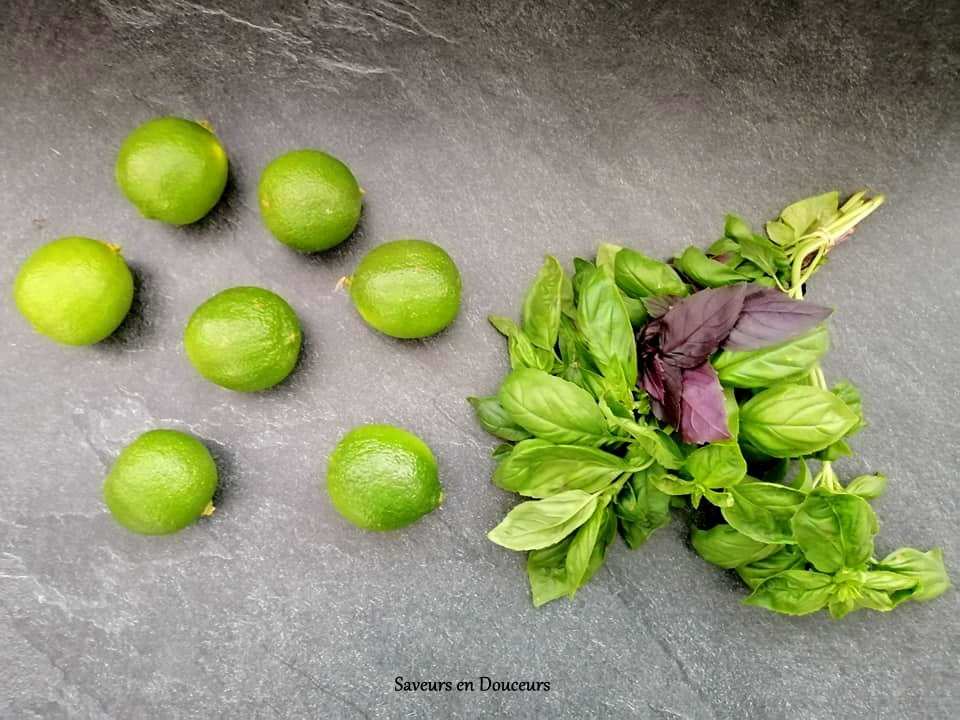 Macarons citron vert basilic4fb