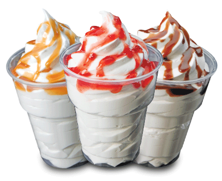 Desserts sundae