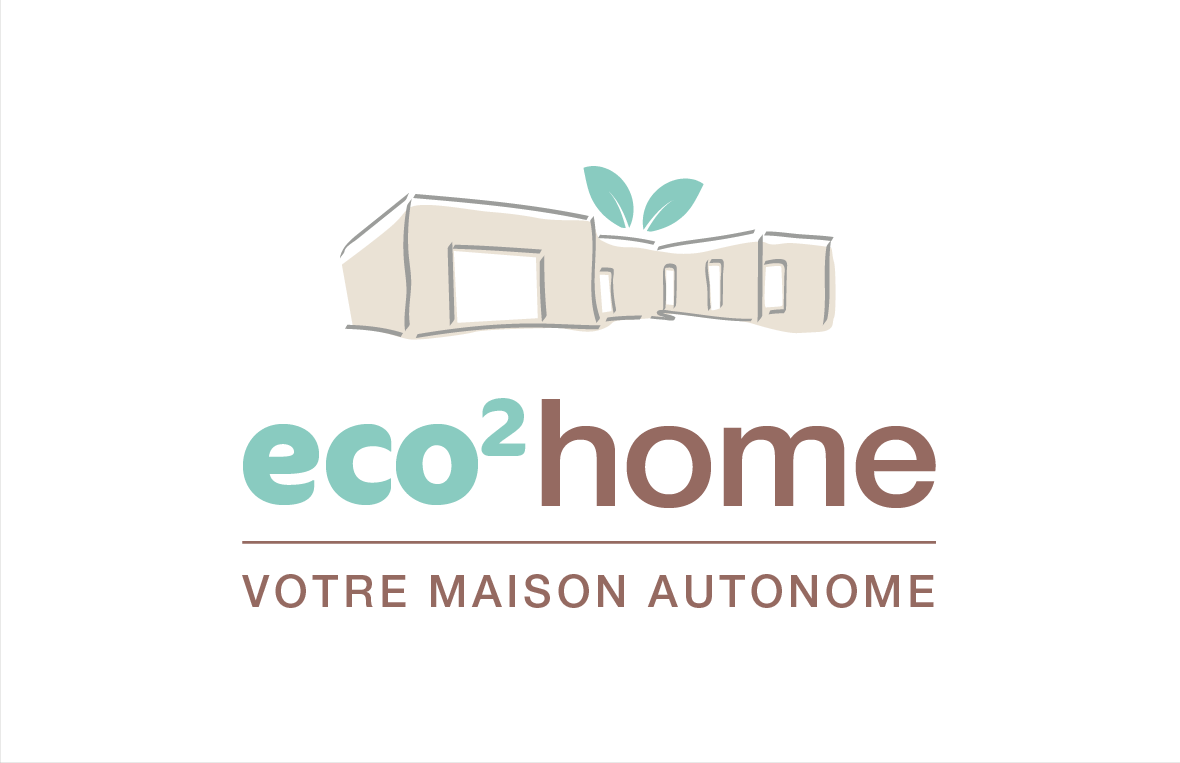 logo Eco²Home, maison autonome, maisons autonomes, maison positive, maisons positives, maisons écologiques