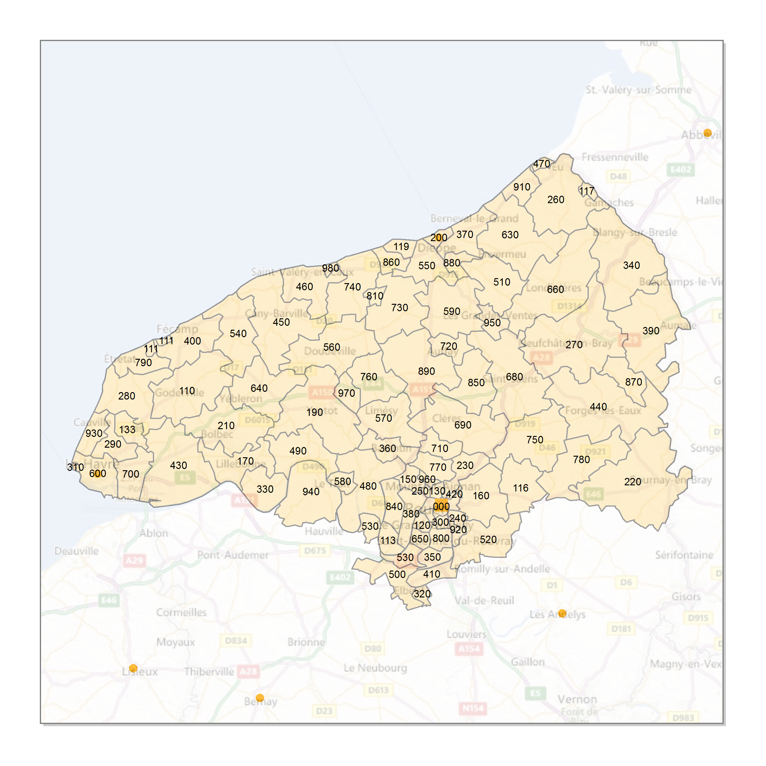 Codepostaux 76