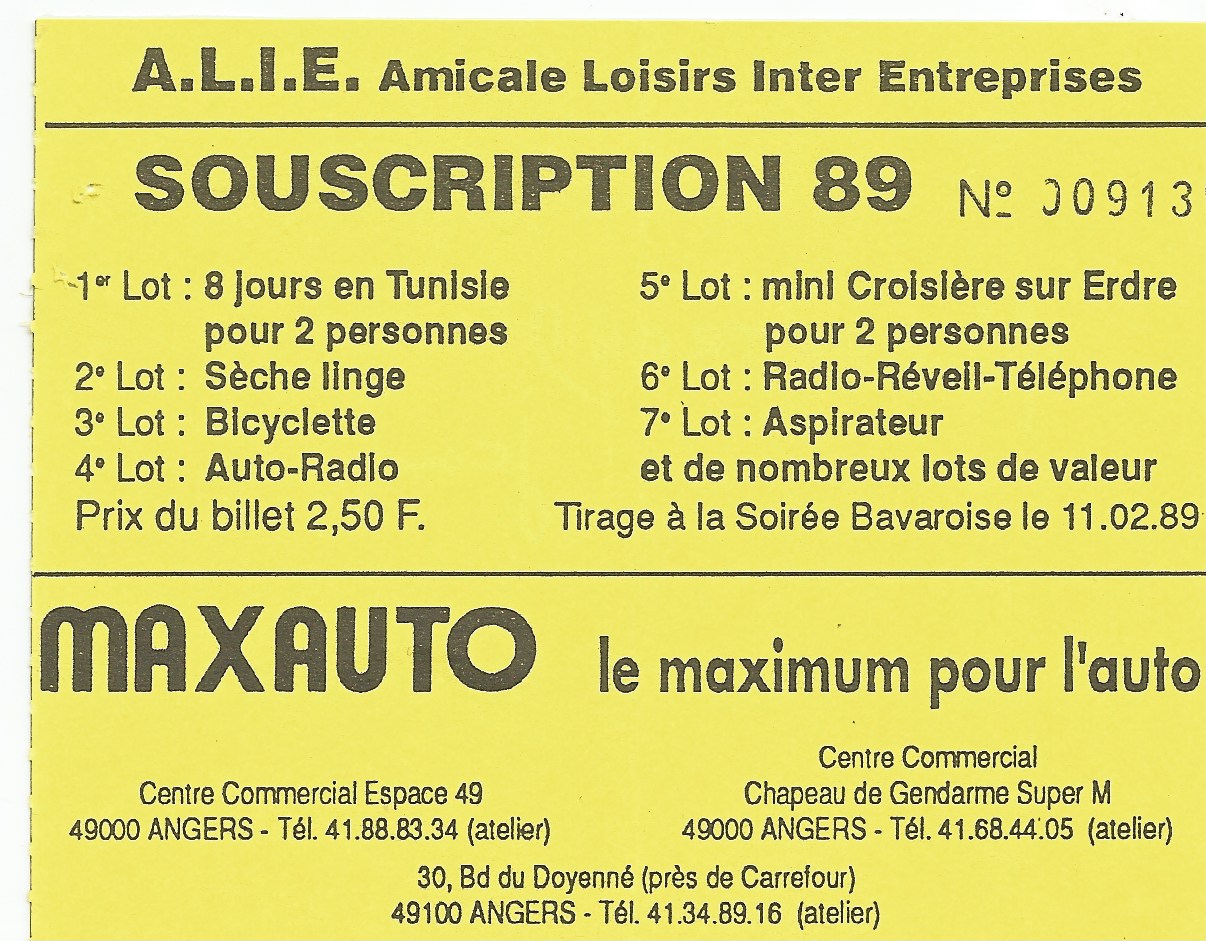 Souscription 89